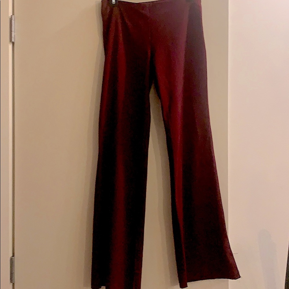Straight leg Trina Turk Burgundy pants size 2